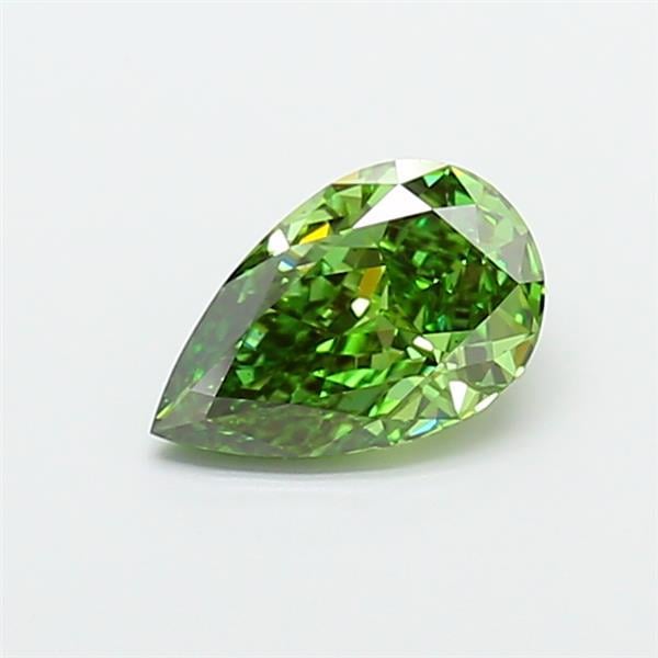 1.88 Ct. Fancy Vivid Green Pear Lab Grown Diamond