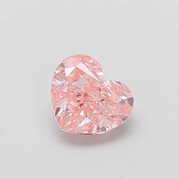 1.06 Ct. Fancy Intense  Pink Heart Lab Grown Diamond