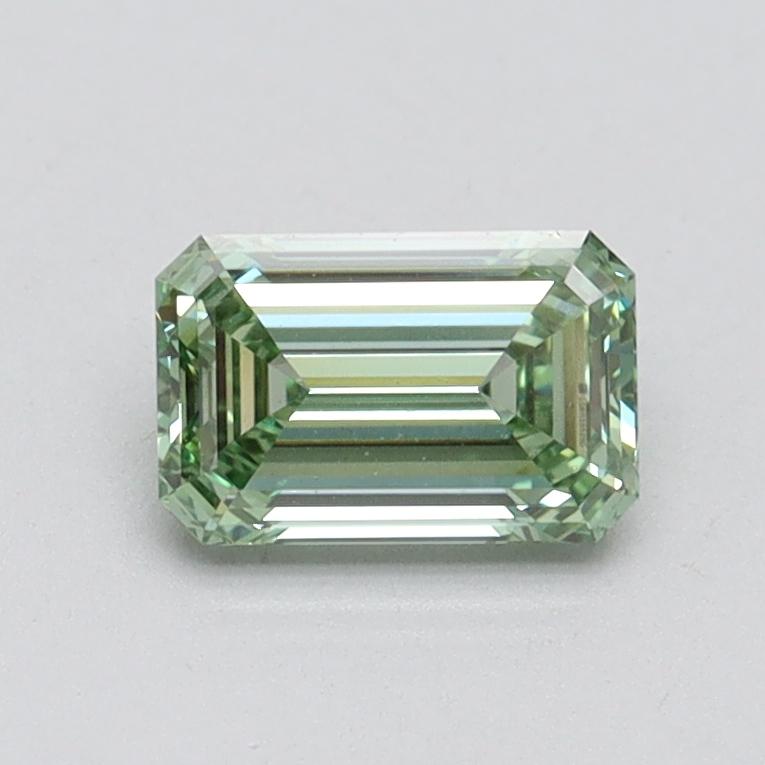 0.74 Ct. Fancy Intense Green Emerald Lab Grown Diamond