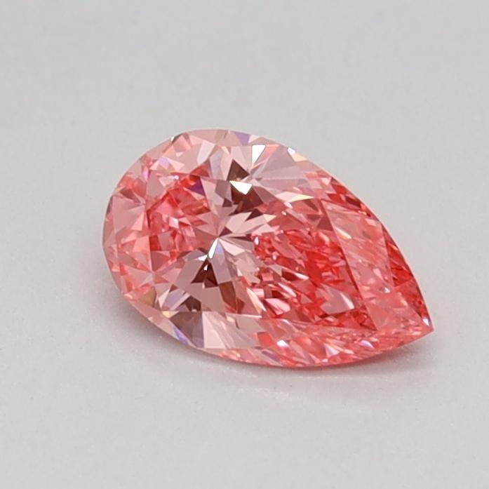 0.32 Ct. Fancy Vivid Pink Pear Lab Grown Diamond