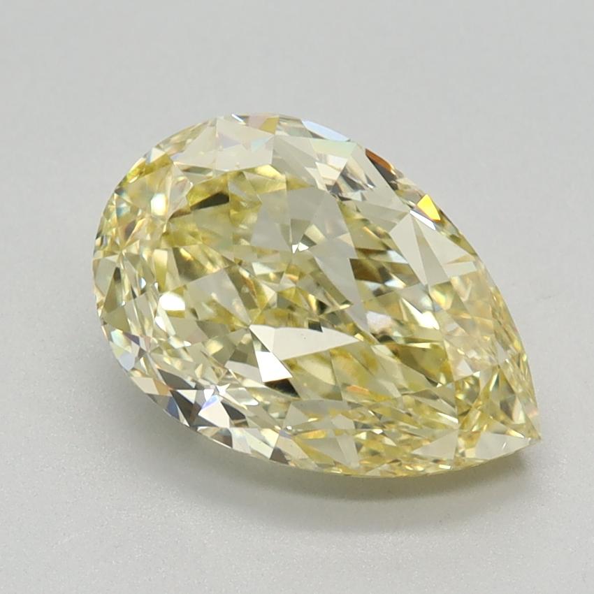 2.08 Ct. Fancy Yellow Pear Lab Grown Diamond