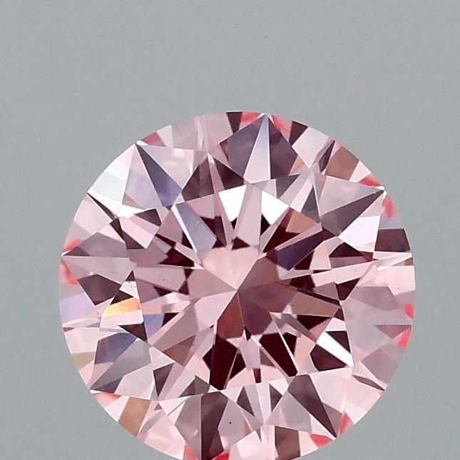 1.19 Ct. Fancy Vivid Pink Round Lab Grown Diamond