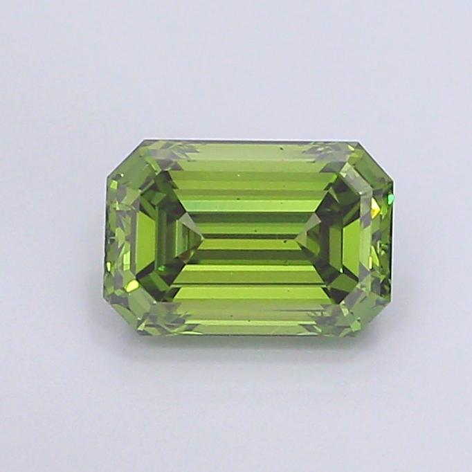 2.18 Ct. Fancy Vivid Green Emerald Lab Grown Diamond