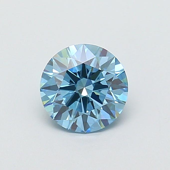 1.01 Ct. Fancy Vivid Blue Round Lab Grown Diamond