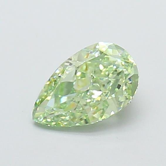 1.05 Ct. Fancy Intense  Green Pear Lab Grown Diamond