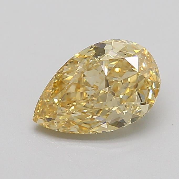 1.59 Ct. Fancy  Yellow Pear Lab Grown Diamond