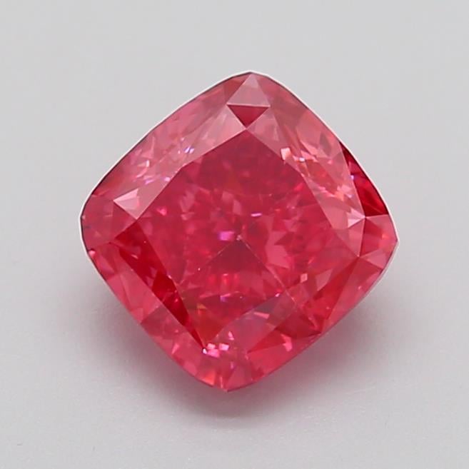 2.02 Ct. Fancy Vivid  Pink Cushion Lab Grown Diamond