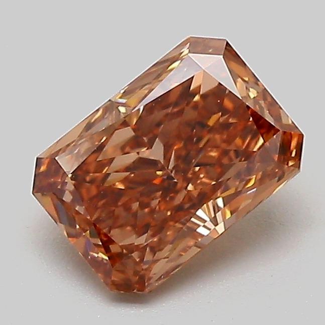 1.08 Ct. Fancy  Brown Radiant Lab Grown Diamond