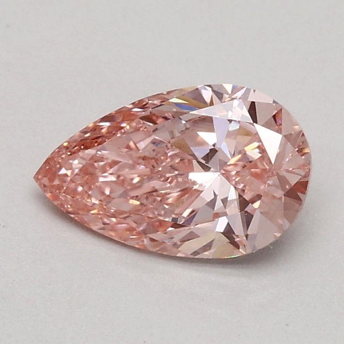 0.50 Ct. Fancy Intense Pink Pear Lab Grown Diamond