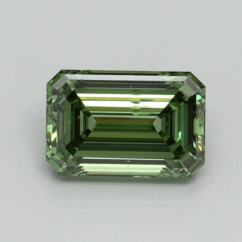 1.50 Ct. Fancy Vivid Pacific Green Emerald Lab Grown Diamond