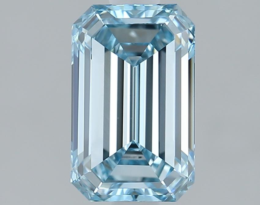 1.50 Ct. Fancy Intense Blue Emerald Lab Grown Diamond