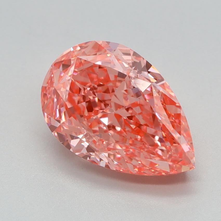 2.06 Ct. Fancy Vivid Pink Pear Lab Grown Diamond