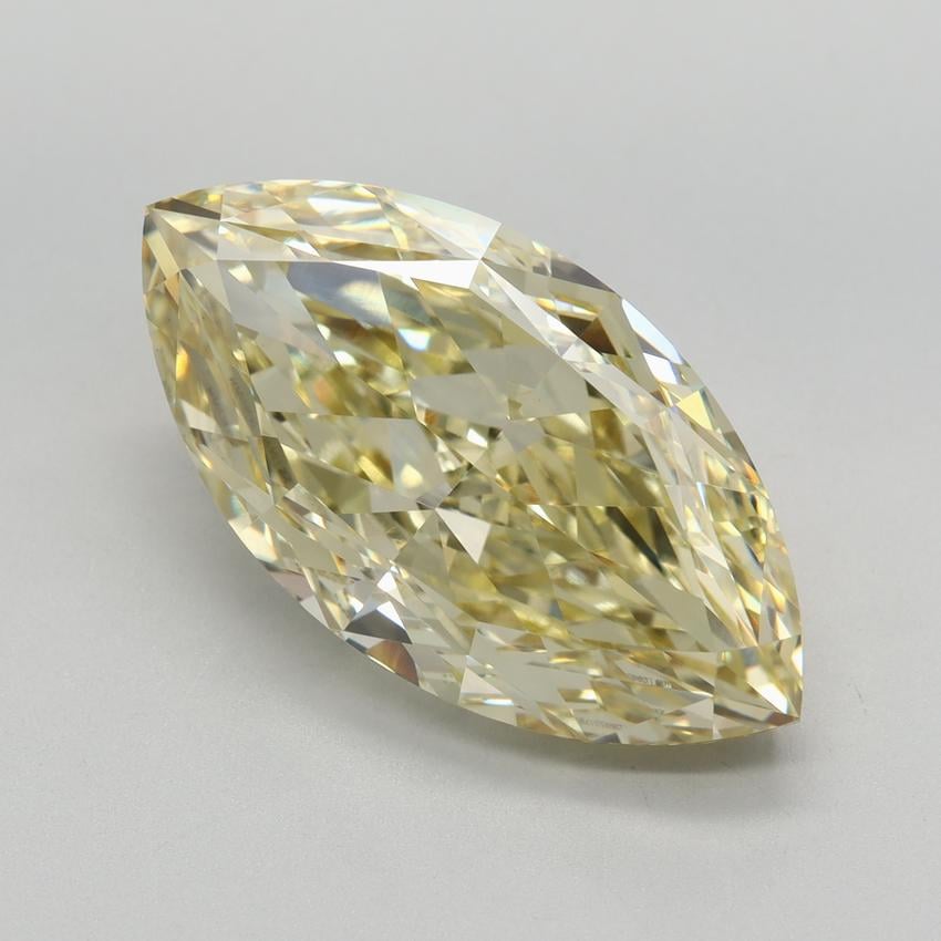 8.71 Ct. Fancy Intense Yellow Marquise Lab Grown Diamond
