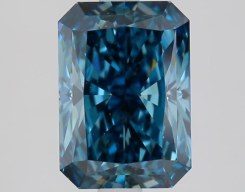 2.52 Ct. Fancy Vivid Blue Radiant Lab Grown Diamond