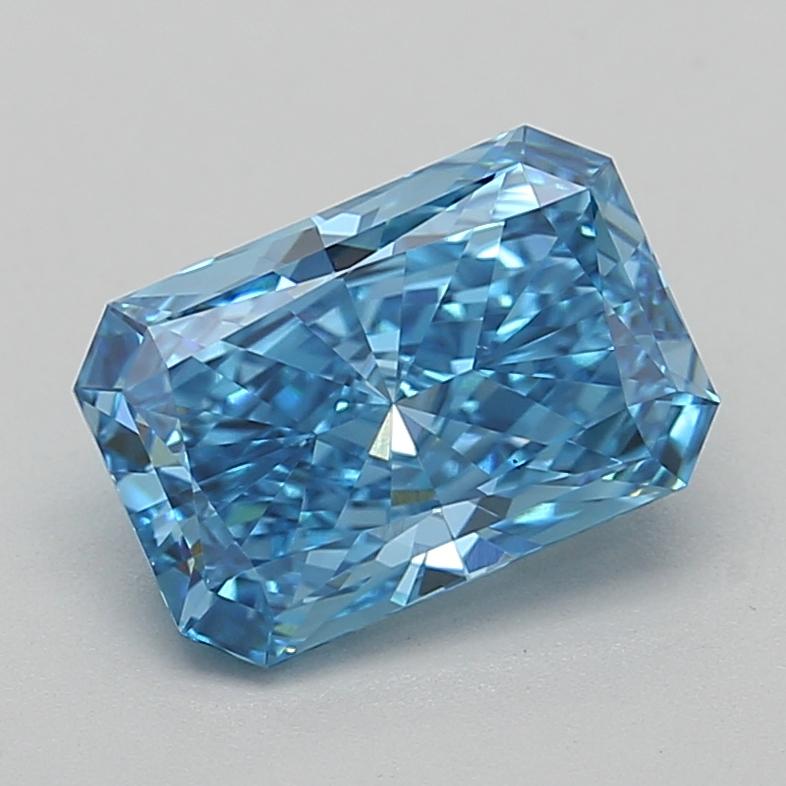 1.96 Ct. Fancy Vivid  Blue Radiant Lab Grown Diamond
