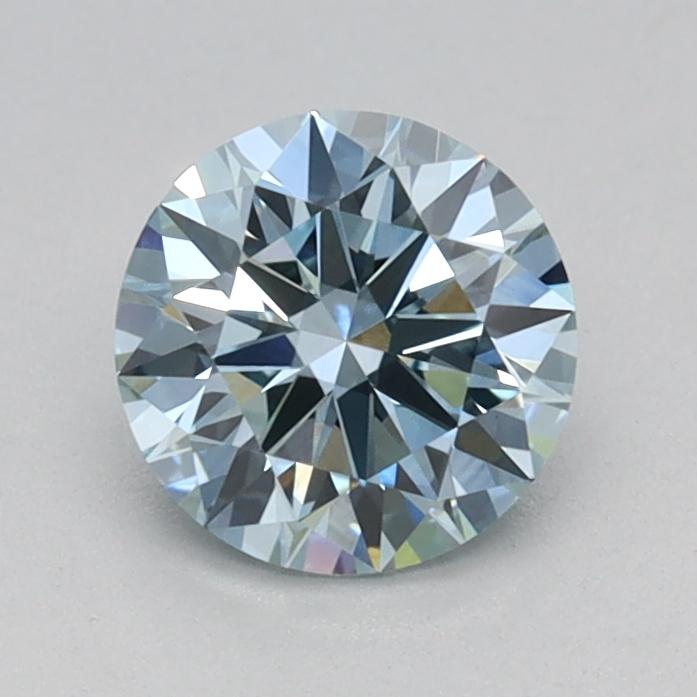 0.61 Ct. Fancy Intense Blue Round Lab Grown Diamond