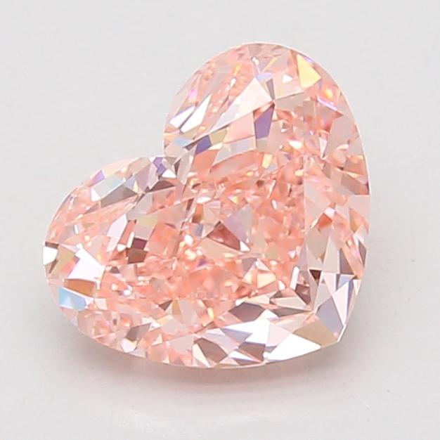 2.07 Ct. Fancy Vivid Pink Heart Lab Grown Diamond