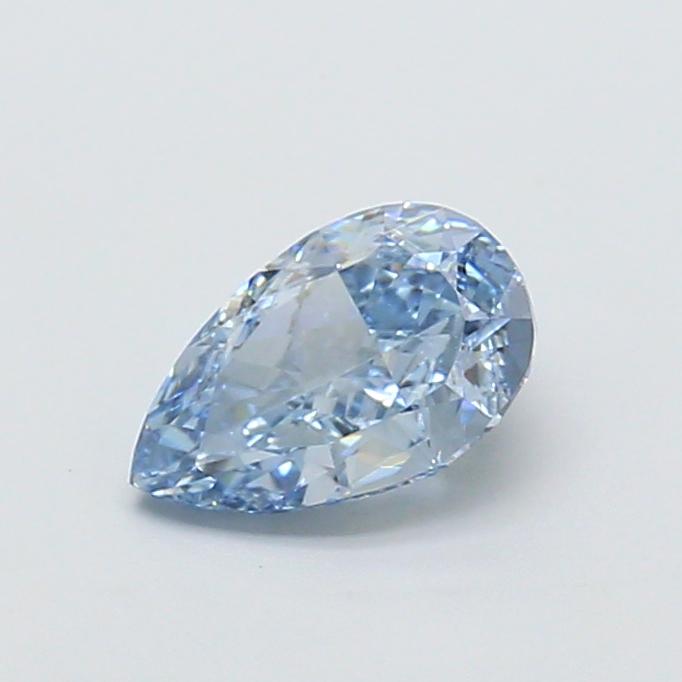 1.06 Ct. Fancy Vivid Blue Pear Lab Grown Diamond