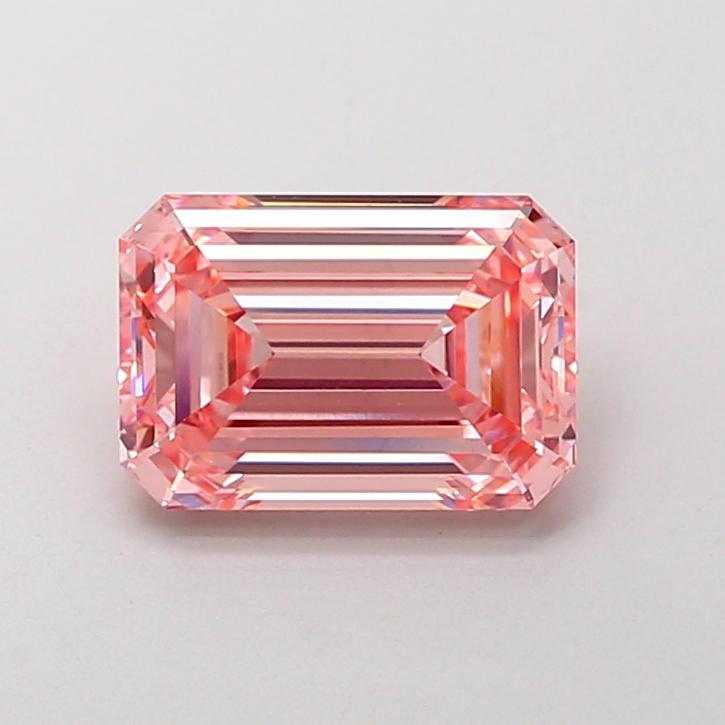 2.11 Ct. Fancy Vivid  Pink Emerald Lab Grown Diamond