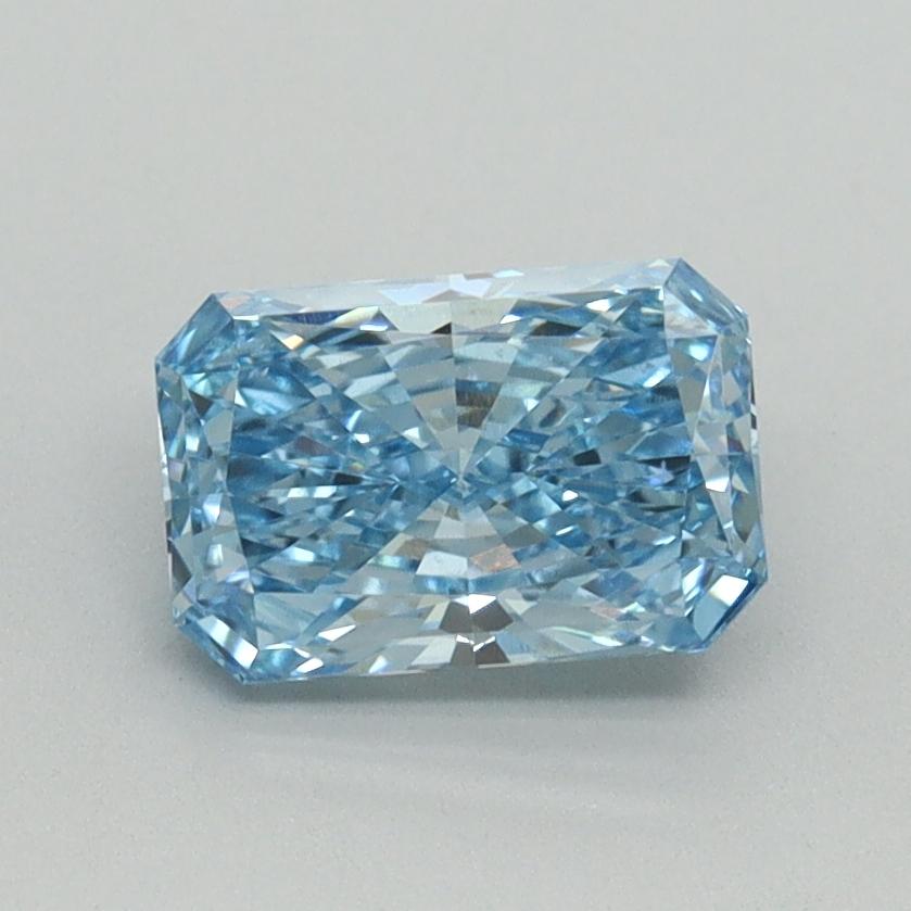 1.07 Ct. Fancy Vivid Blue Radiant Lab Grown Diamond