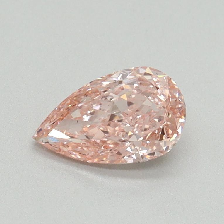0.60 Ct. Fancy Vivid Pink Pear Lab Grown Diamond