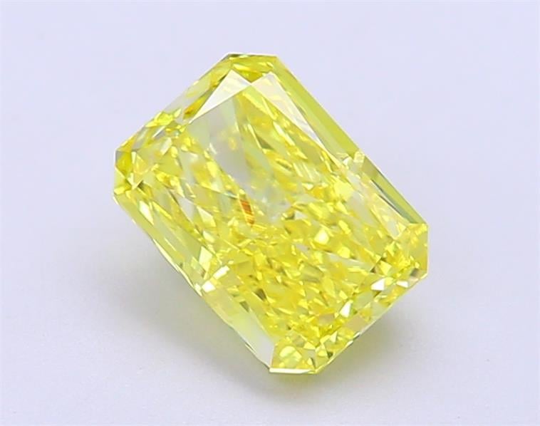 1.66 Ct. Fancy Vivid  Yellow Radiant Lab Grown Diamond