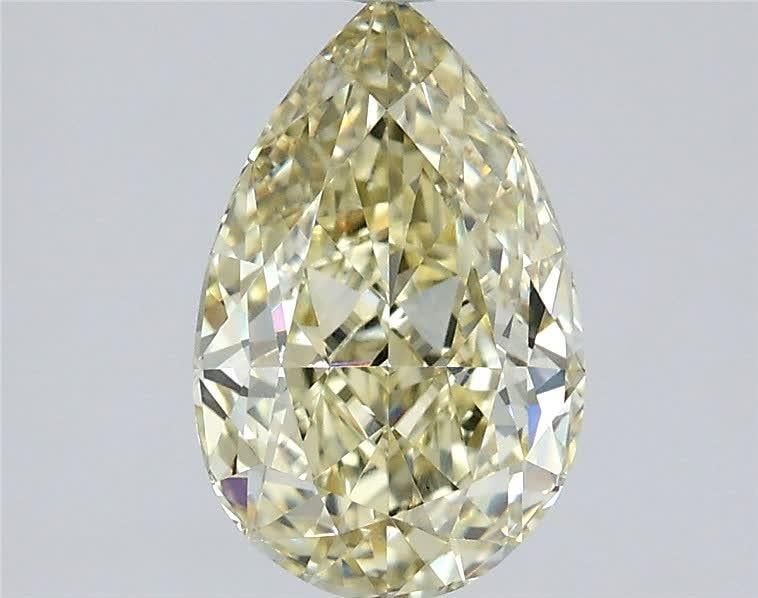 1.58 Ct. Fancy  Yellow Pear Lab Grown Diamond
