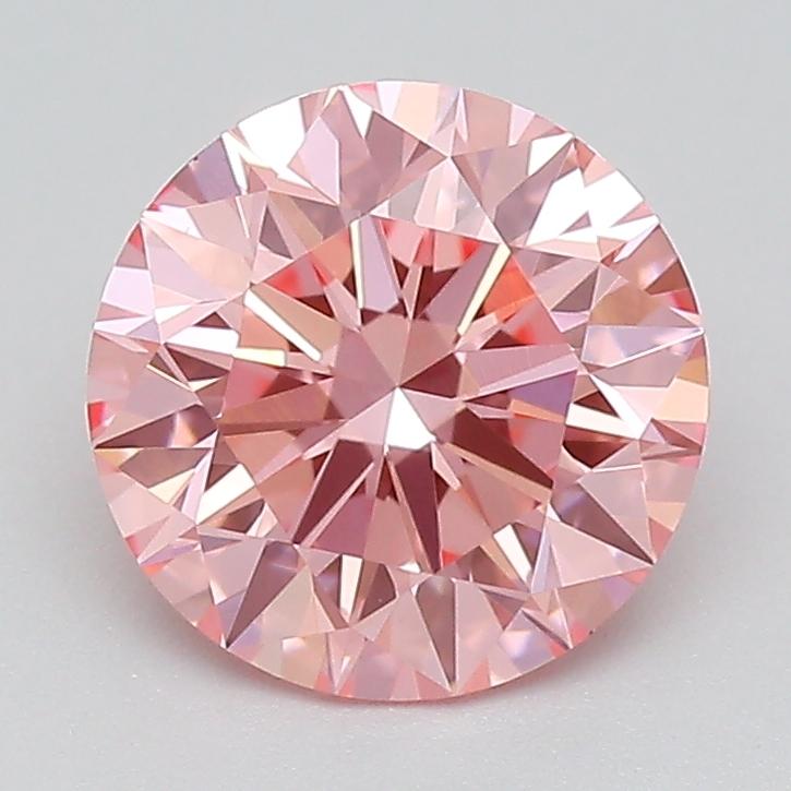 1.05 Ct. Fancy Vivid  Pink Round Lab Grown Diamond