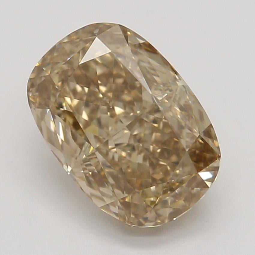 1.11 Ct. Fancy Yellowish Brown Cushion Diamond