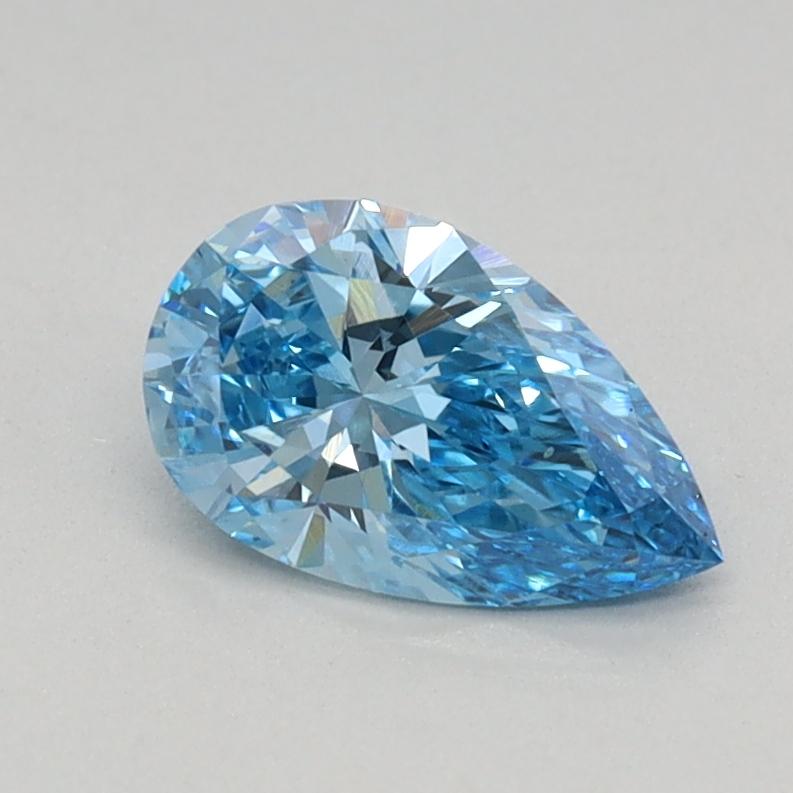 0.50 Ct. Fancy Vivid Blue Pear Lab Grown Diamond