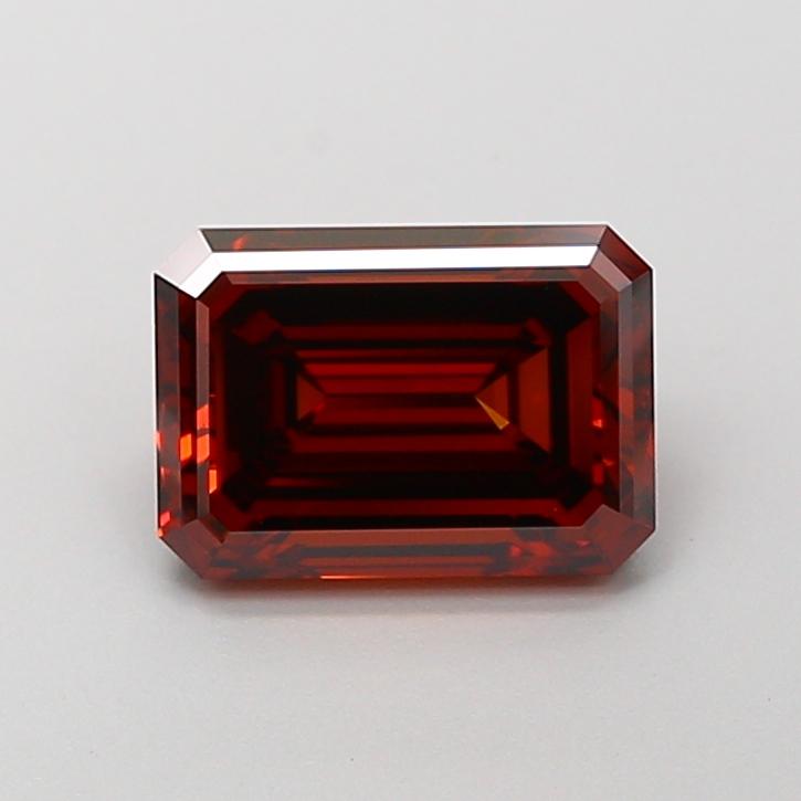 2.14 Ct. Fancy Brown Orange Emerald Lab Grown Diamond