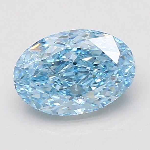 1.51 Ct. Fancy Vivid Blue Oval Lab Grown Diamond