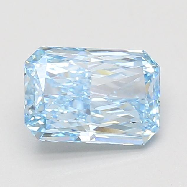 1.51 Ct. Fancy Vivid Blue Radiant Lab Grown Diamond