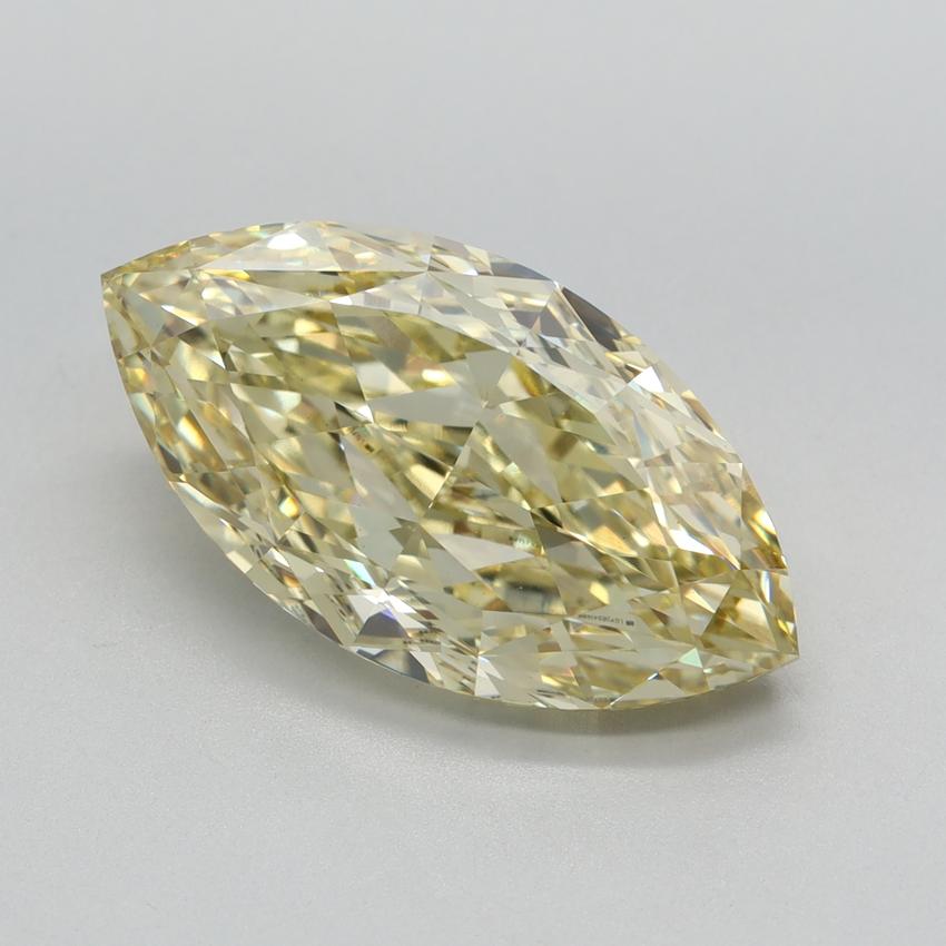 5.01 Ct. Fancy Intense Yellow Marquise Lab Grown Diamond