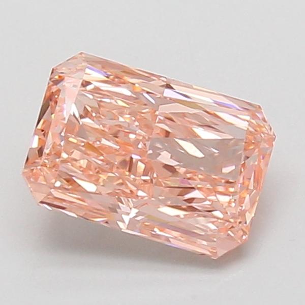 1.52 Ct. Fancy Vivid Pink Radiant Lab Grown Diamond