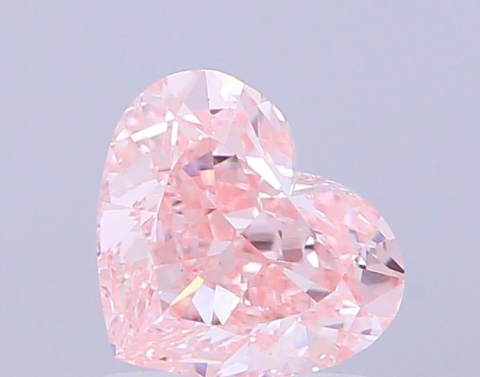 1.77 Ct. Fancy Intense  Pink Heart Lab Grown Diamond