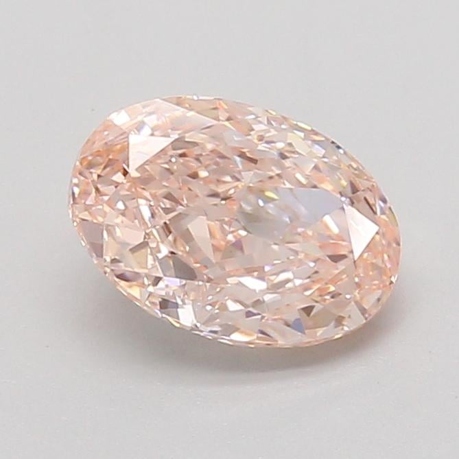 1.54 Ct. Fancy Intense Pink Oval Lab Grown Diamond