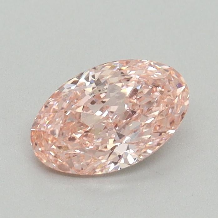0.64 Ct. Fancy Vivid Pink Oval Lab Grown Diamond