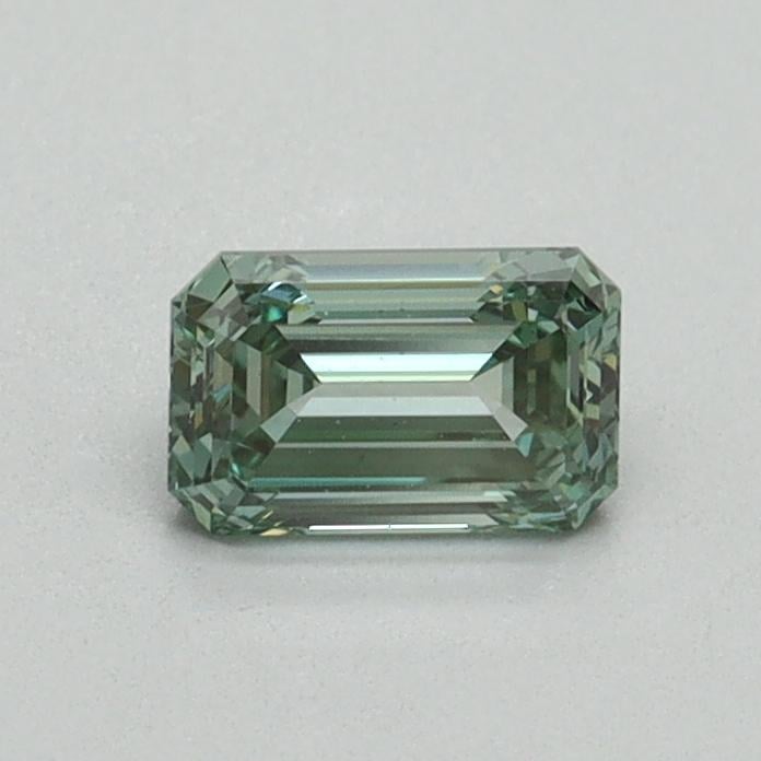 0.47 Ct. Fancy Vivid Green Emerald Lab Grown Diamond