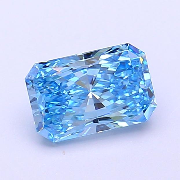 1.10 Ct. Fancy Vivid  Blue Radiant Lab Grown Diamond