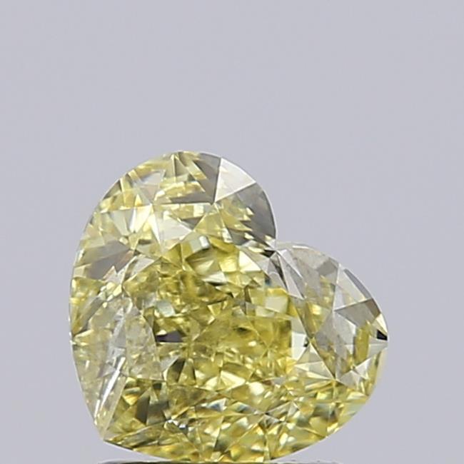 1.51 Ct. Fancy Intense Yellow Heart Lab Grown Diamond