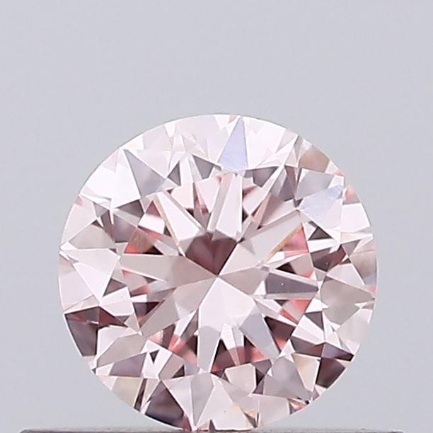 0.42 Ct. Fancy Intense Pink Round Lab Grown Diamond