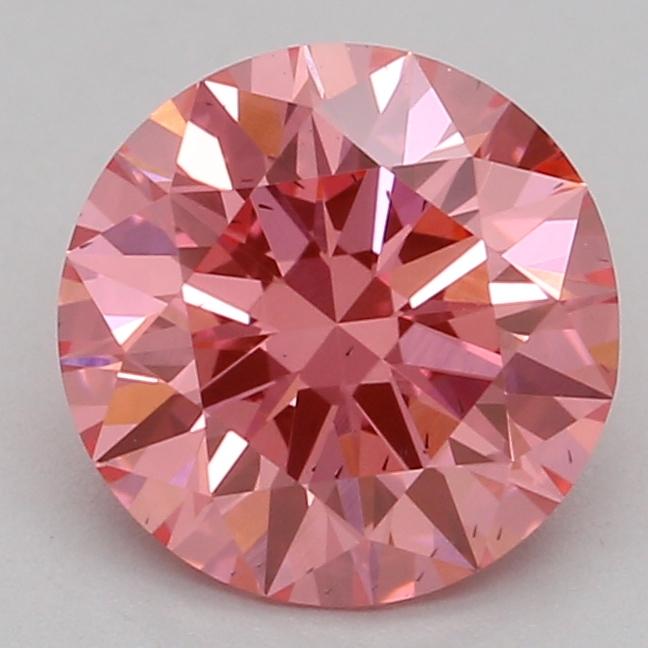 1.02 Ct. Fancy Vivid Pink Round Lab Grown Diamond