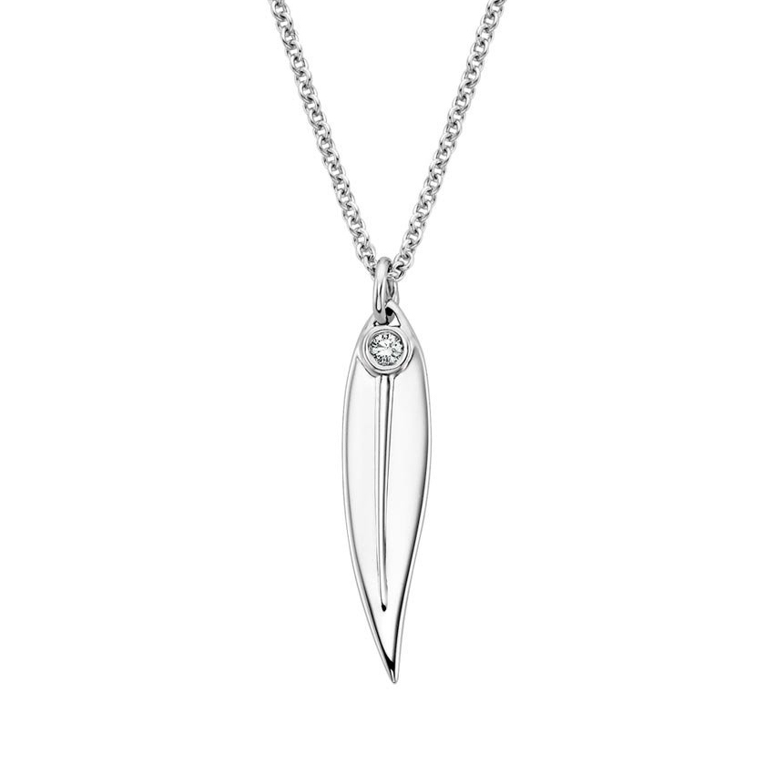  Eucalyptus Diamond Necklace 