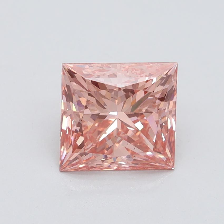 2.02 Ct. Fancy Intense Pink Princess Lab Grown Diamond