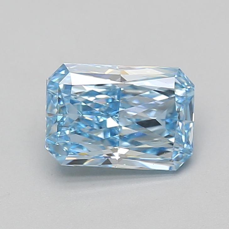 1.54 Ct. Fancy Vivid Blue Radiant Lab Grown Diamond