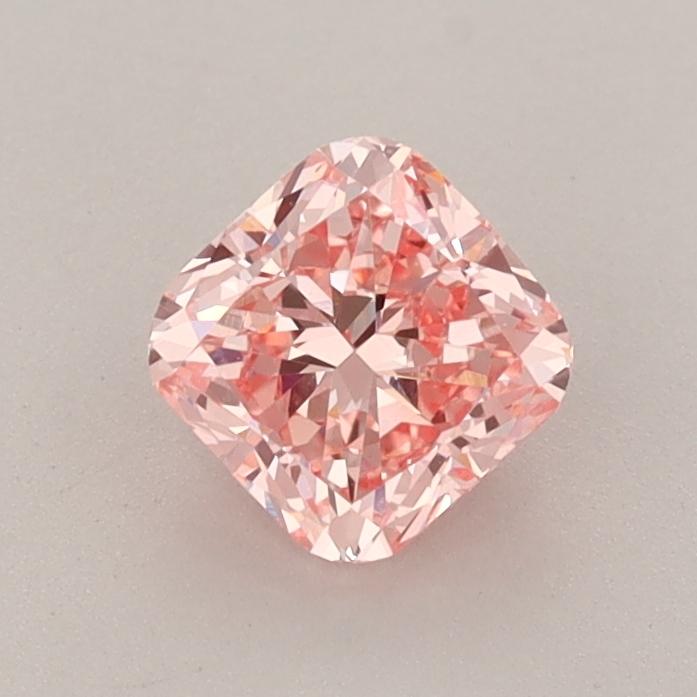 0.80 Ct. Fancy Vivid  Pink Cushion Lab Grown Diamond