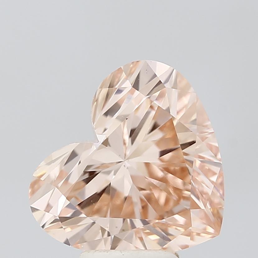 4.99 Ct. Fancy Vivid Pink Heart Lab Grown Diamond