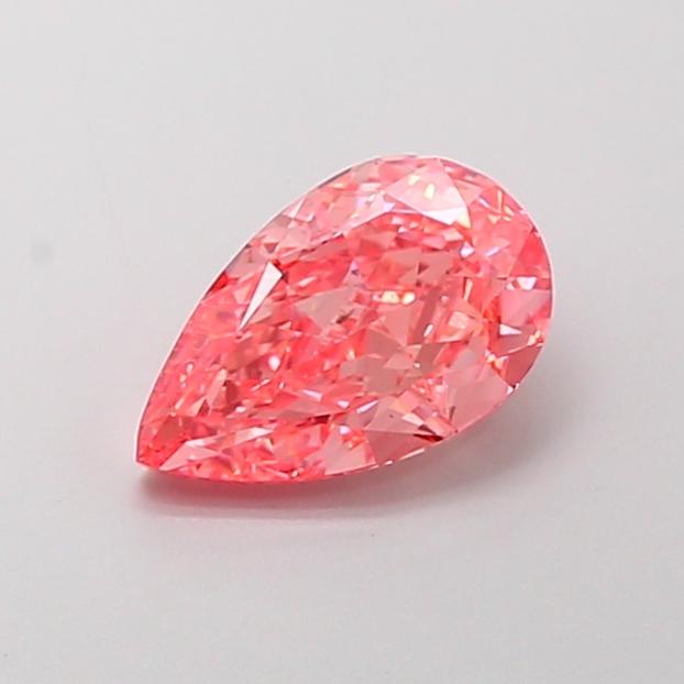 2.01 Ct. Fancy Vivid Pink Pear Lab Grown Diamond
