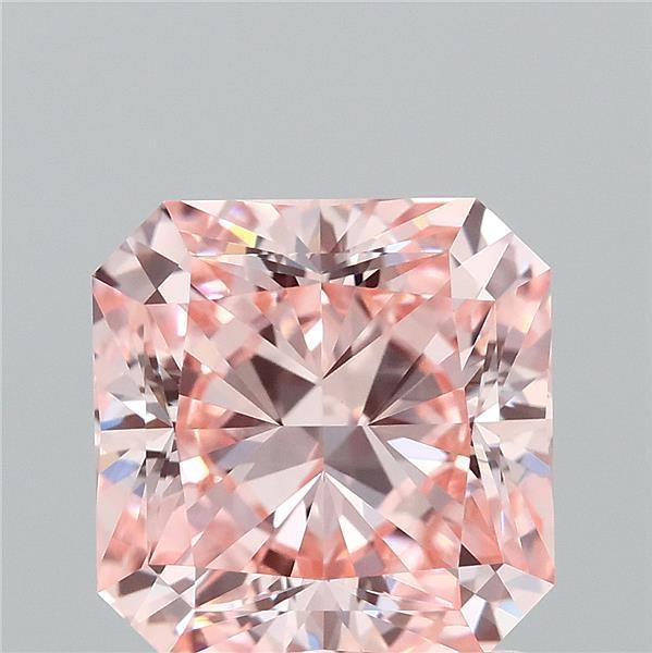 2.03 Ct. Fancy Intense Pink Radiant Lab Grown Diamond